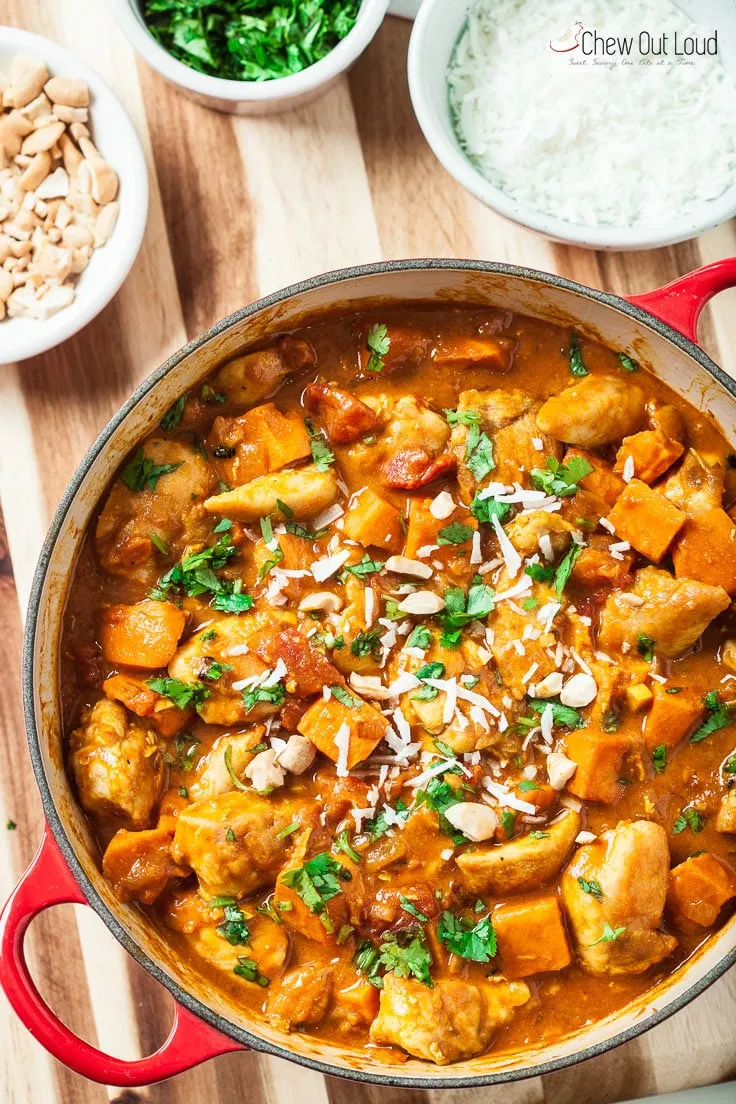 This is one of those stews that makes the whole table happy — cozy, hearty, and somehow both healthy and luxurious. It’s naturally dairy-free, gluten-free, and totally fits Whole30 and paleo, but honestly you’d never guess. Savory chicken, sweet potatoes, and a subtle coconut aroma all simmer together into a warm, curry-style stew that feels perfect for wintry nights. It’s comfort food with a healthy twist, and every spoonful is just… lovely.