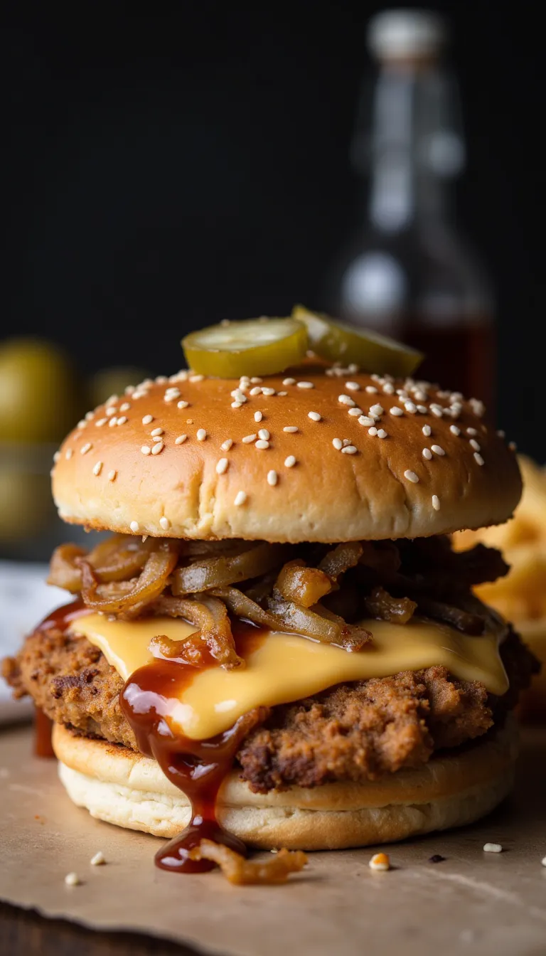 Sticky, smoky, cheesy goodness — these BBQ Cheddar Chicken Burgers are packed with flavor and ready for your next backyard cookout!
