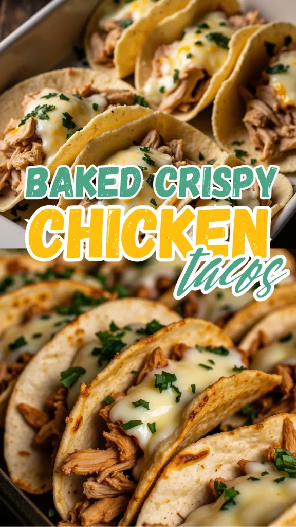 Crispy, cheesy, and irresistibly easy—these baked tacos are a weeknight win. Quick to prep and kid-approved, they’re a go-to for taco lovers.