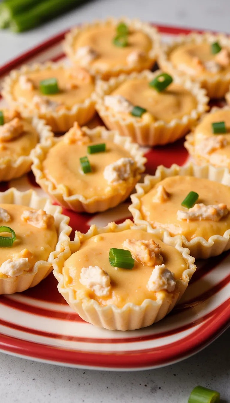 Try these individual Buffalo Chicken Dip Cups at your 4th of July gathering! Creamy, spicy, and made with shredded chicken — the perfect mess-free appetizer.