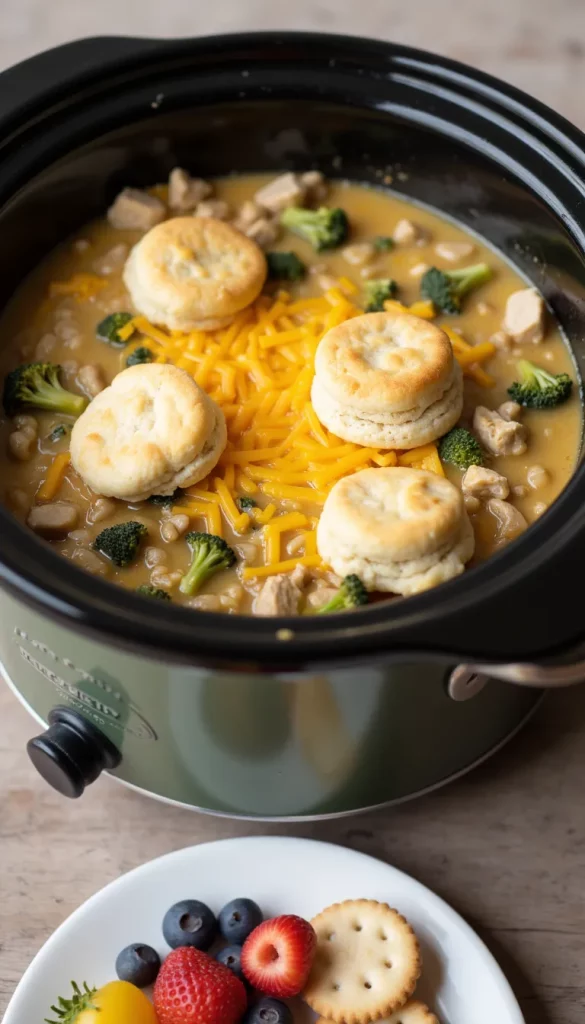 Kid-friendly and veggie-packed! This Cheesy Chicken and Broccoli Dumpling recipe is creamy, comforting, and perfect for picky eaters.