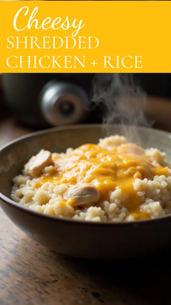 This Cheesy Crockpot Chicken and Rice is everything a busy weeknight needs—warm, comforting, and practically effortless. With melty cheddar, tender shredded chicken, and creamy rice, it hits that perfect kid-approved note without skimping on flavor.