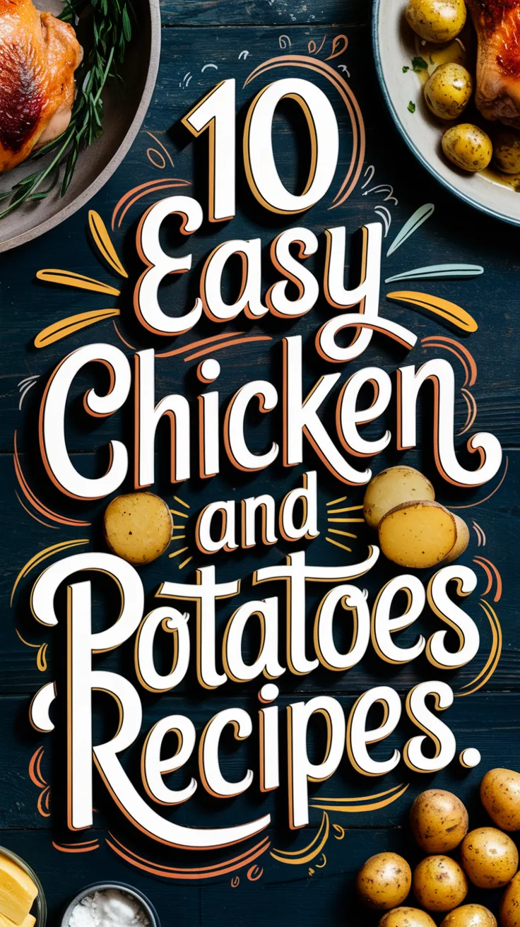 🔥🍗 10 Quick & Delicious Chicken and Potato Recipes for Busy Nights
Need a fuss-free meal? These chicken and potato recipes are hearty, satisfying, and incredibly easy to make—perfect for weeknight dinners with minimal effort! 🥔🍗 #WeeknightMeals #EasyCooking #FamilyDinners #OnePanCooking #ChickenRecipes