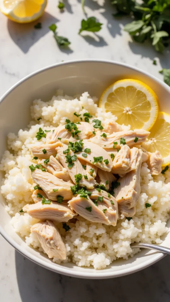 Light, fresh, and citrusy—this crockpot lemon herb chicken and rice is springtime comfort food made easy.
