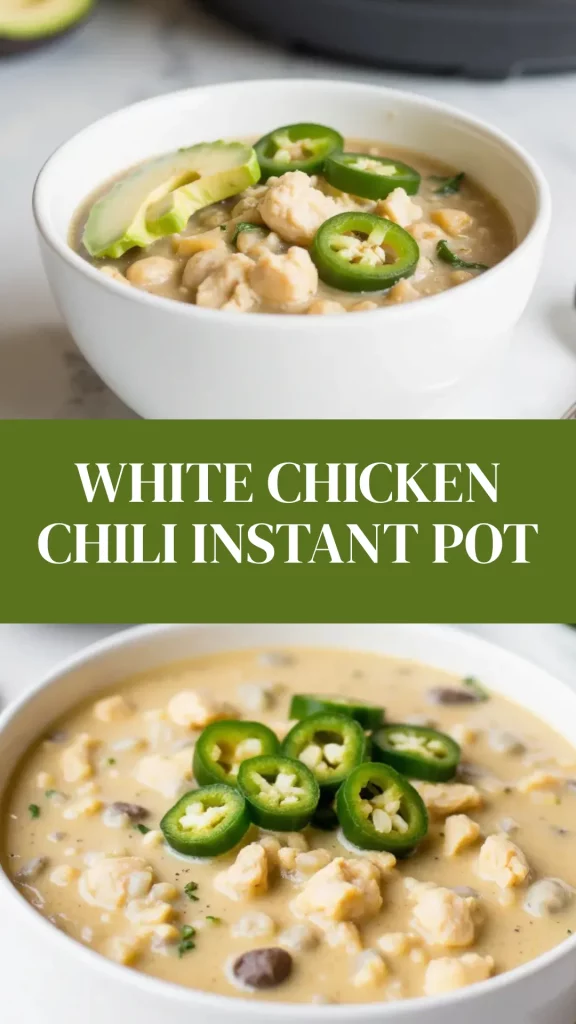 Creamy, comforting, and lightning-fast, this Instant Pot white chicken chili is your shortcut to a cozy meal. It’s got all the richness of a slow-simmered chili, with a fraction of the time and effort.