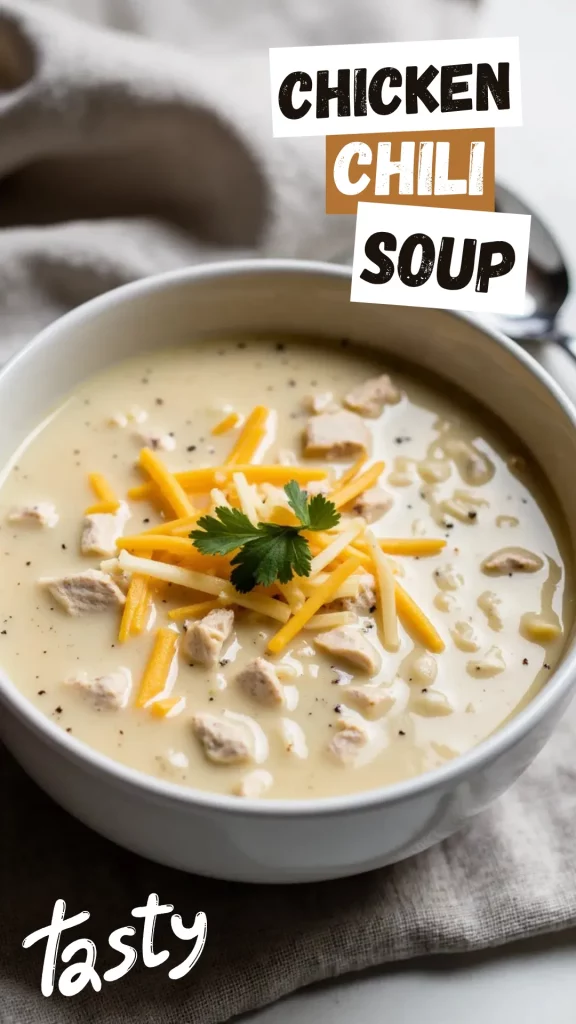 Lightened up and full of flavor—this white chicken chili soup is a new favorite.