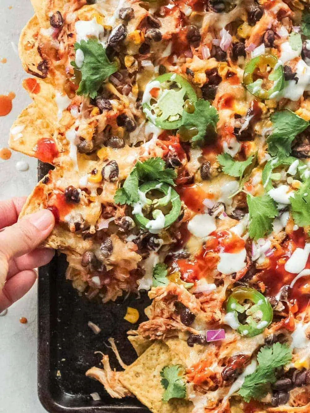 BBQ Chicken Nachos