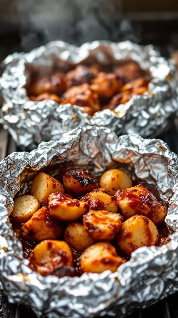 These BBQ chicken and potato foil packets are a fun and easy meal for any night. Just toss your ingredients together, wrap them in foil, and let the grill or oven do the work. You'll enjoy tender chicken and flavorful potatoes with minimal cleanup!