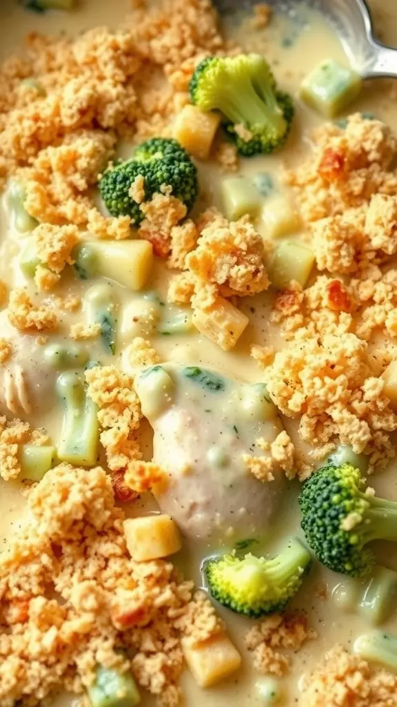 This Chicken and Broccoli Alfredo Bake is a simple way to enjoy a comforting meal. Using rotisserie chicken cuts down on prep time, letting you focus on creamy goodness and crunchy topping. It's perfect for busy nights when you want something satisfying without the hassle.