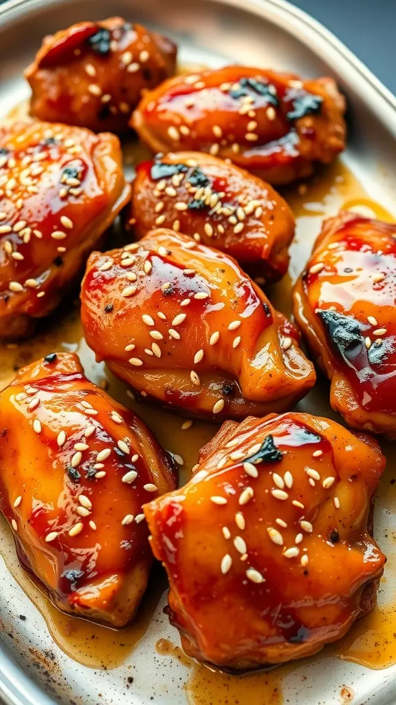 These honey garlic chicken thighs are a delicious way to spice up your dinner routine. The sweet and savory glaze pairs perfectly with tender, juicy meat. Serve them with rice or veggies for a meal the whole family will love!