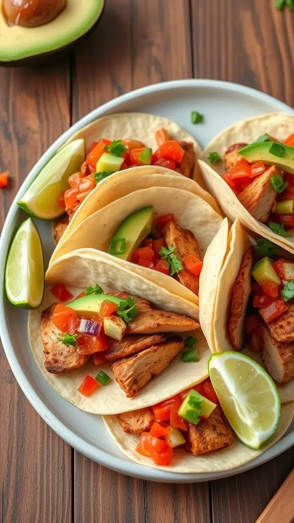 Rotisserie chicken tacos are a quick and tasty dinner that everyone will love. Just shred that juicy chicken and pile it into warm tortillas with your favorite toppings. Add some fresh veggies and a squeeze of lime for a perfect finish!